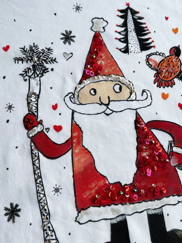 Футболка дед мороз