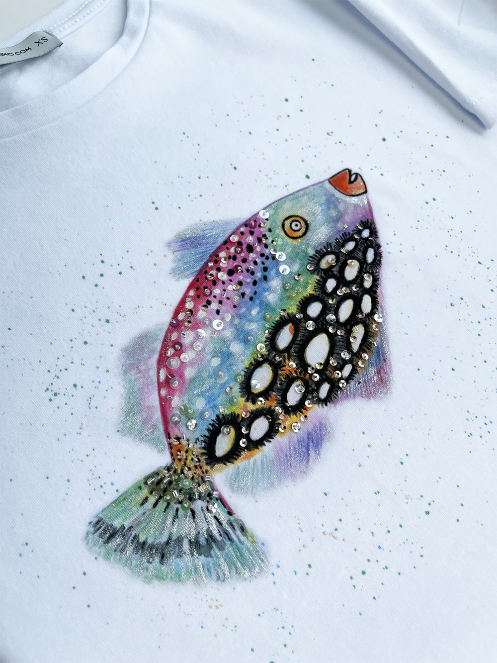 Футболка рыбка