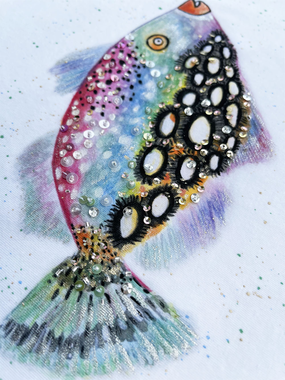 Футболка рыбка