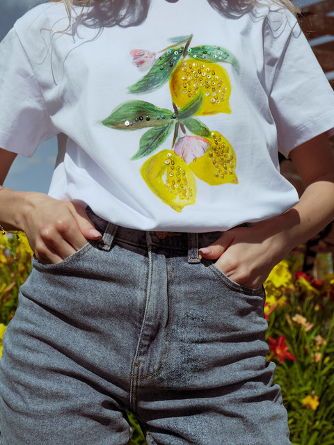 Футболка лимоны