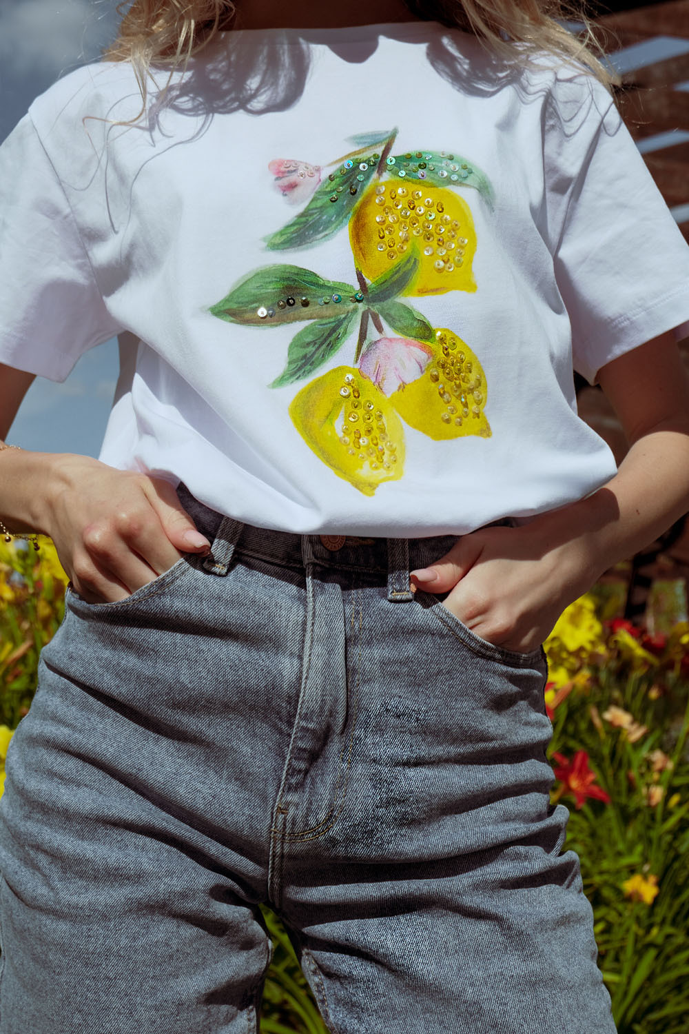 Футболка лимоны