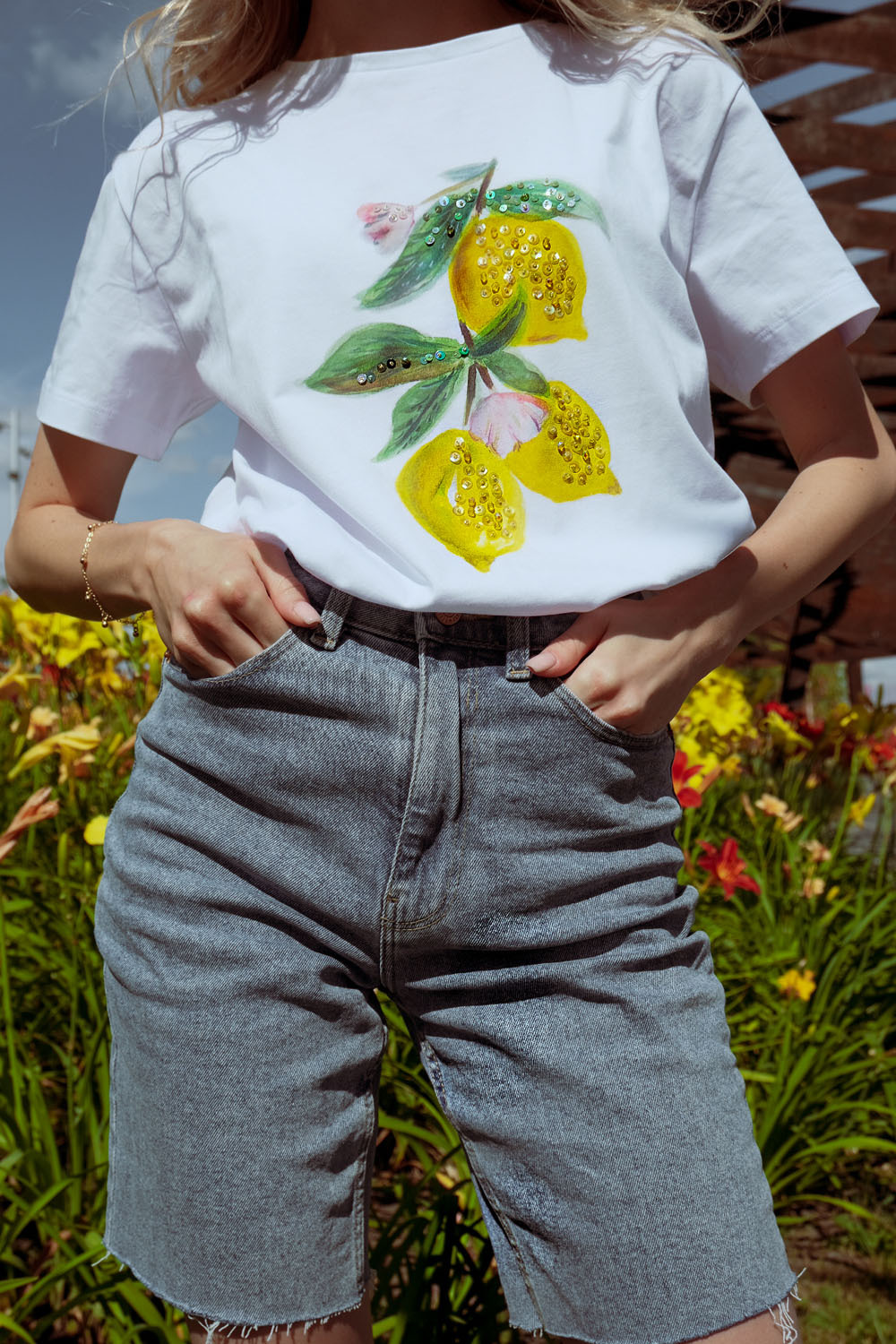 Футболка лимоны