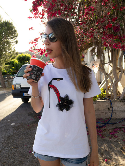 Футболка туфелька