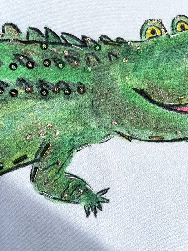 Футболка крокодил