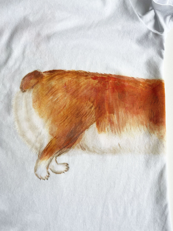 Футболка корги