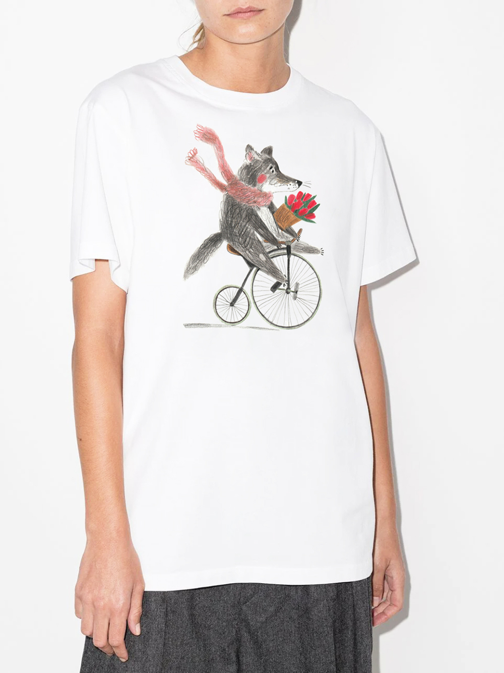 Футболка волчик