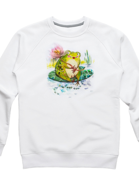 Свитшот с лягушкой