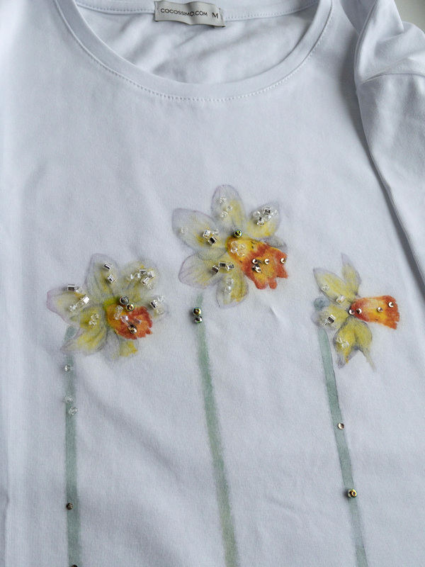 Футболка нарциссы