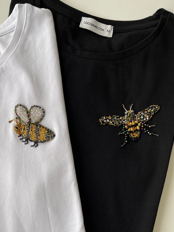 Футболка пчела кутюрная