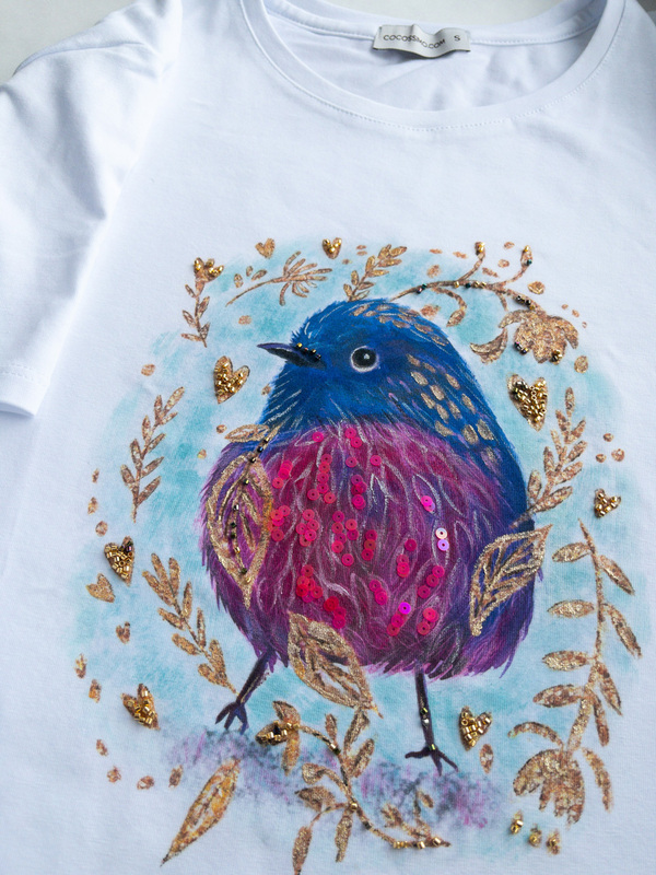 Футболка малиновка