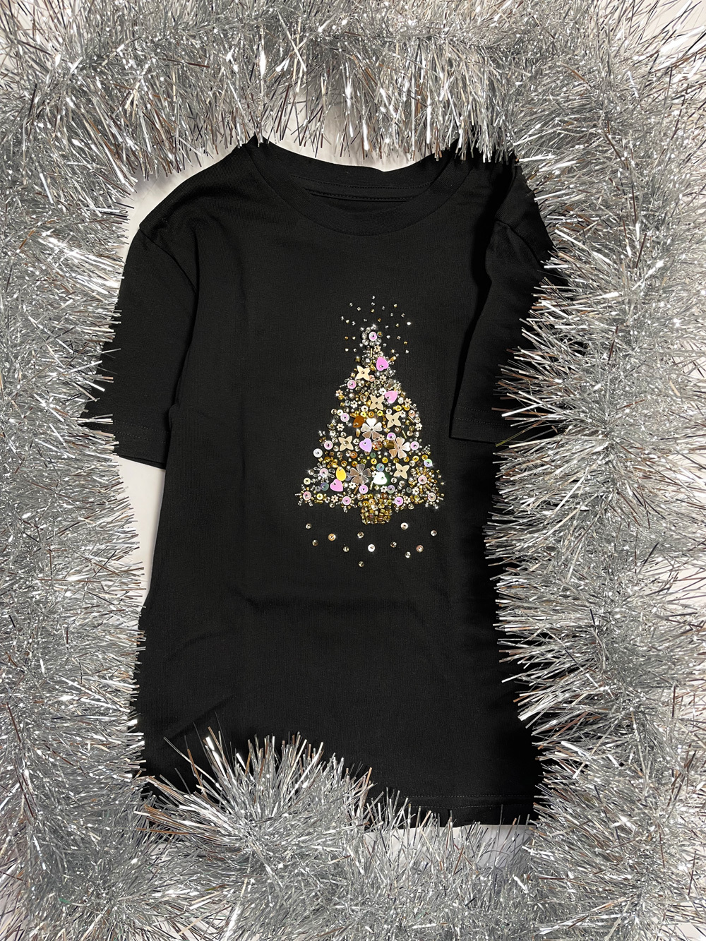 Футболка с елочкой детская