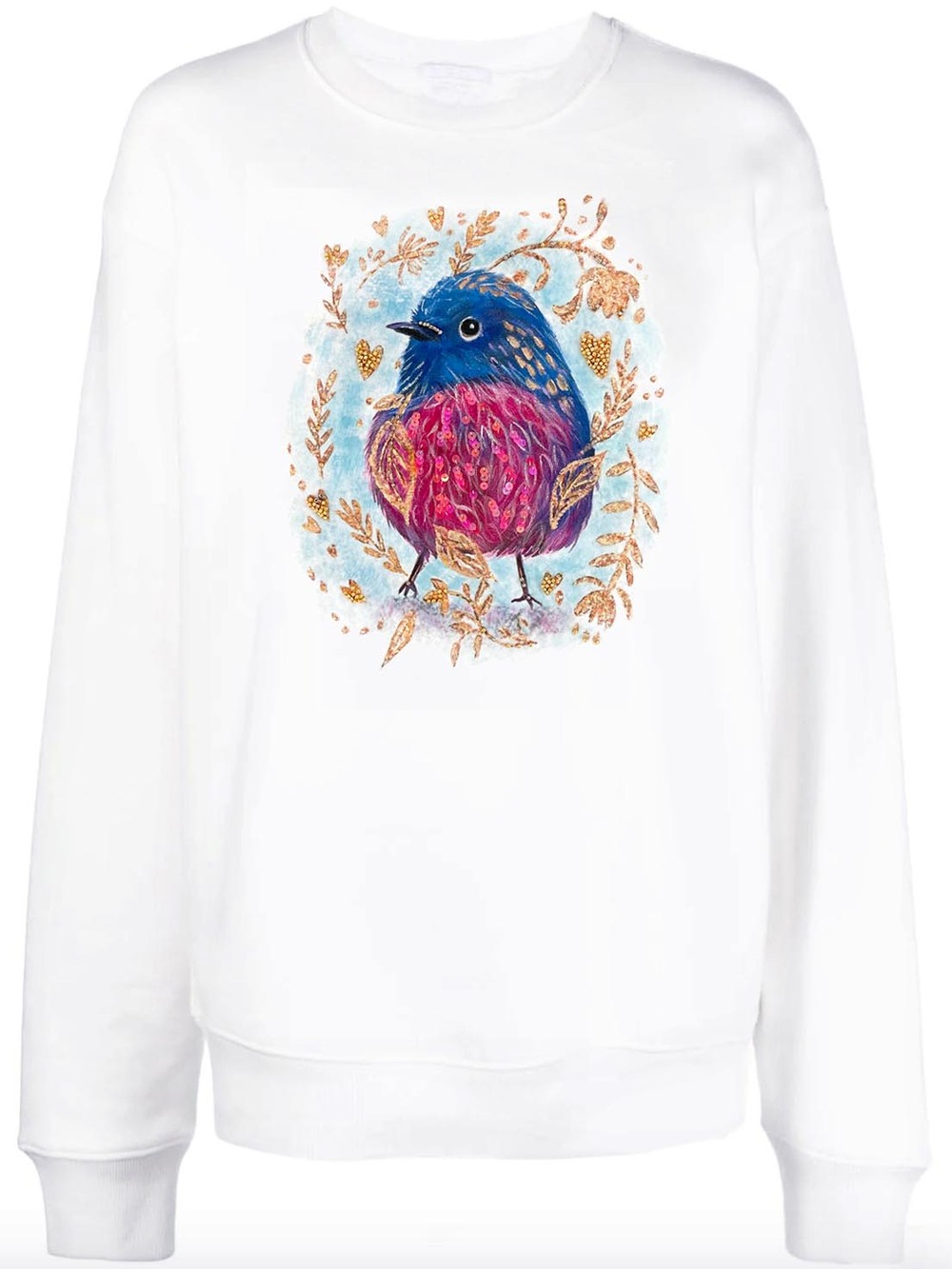 Свитшот с малиновкой