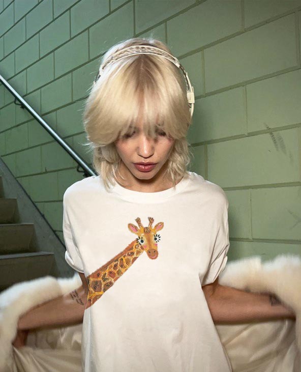 Футболка жираф