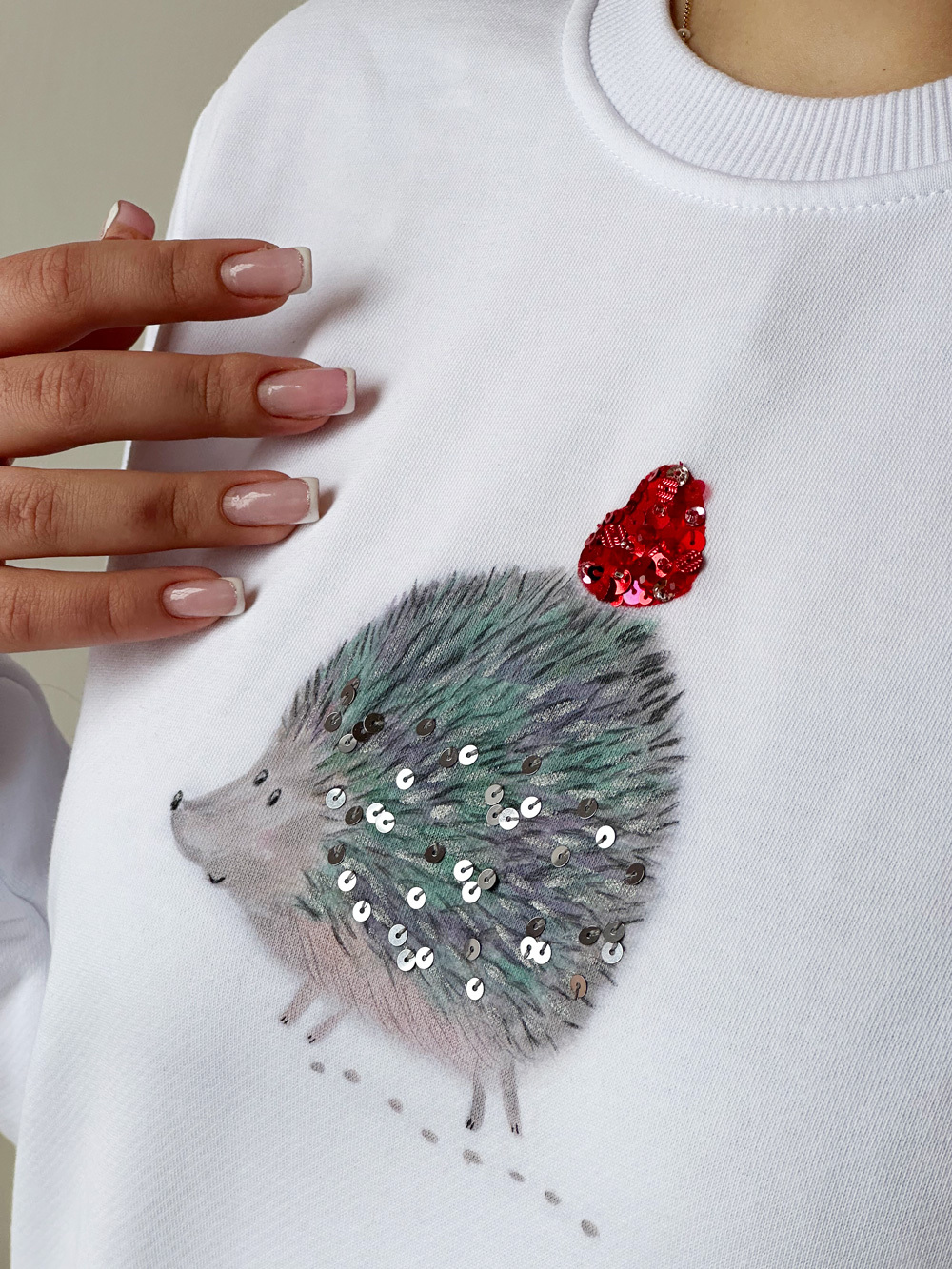 Свитшот с ёжиком