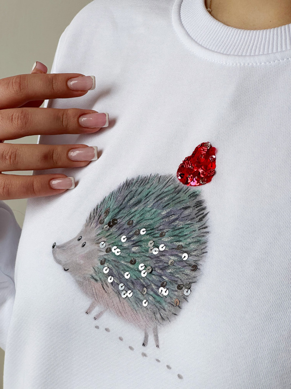 Свитшот с ёжиком