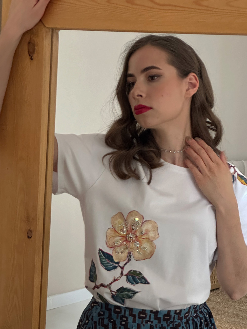 Футболка магнолия