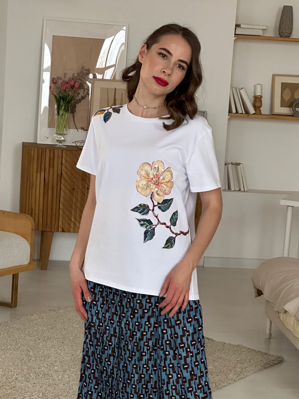 Футболка магнолия