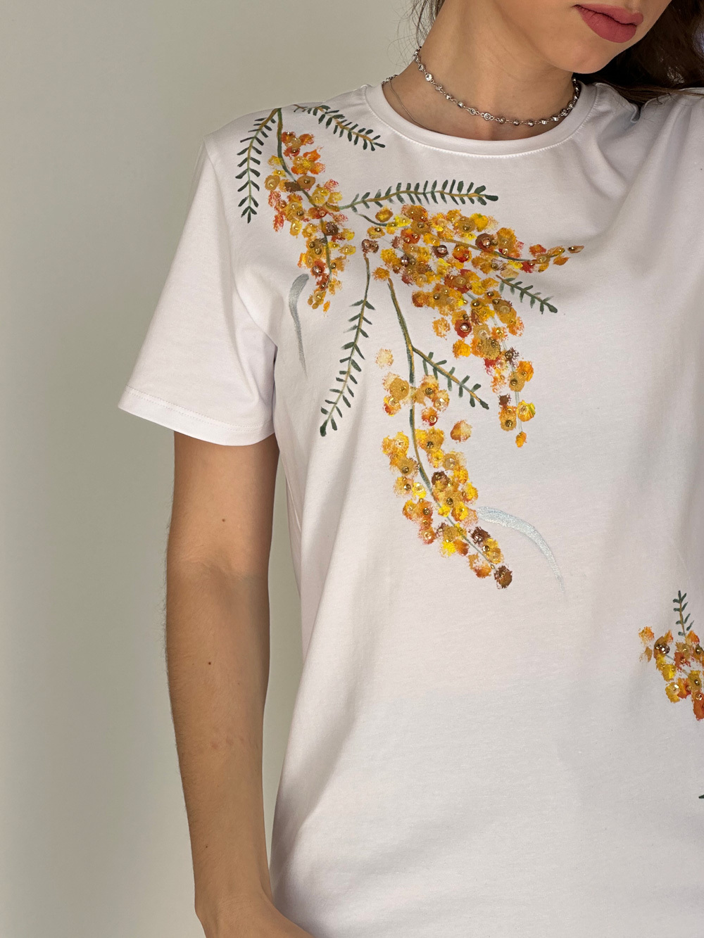 Футболка мимоза