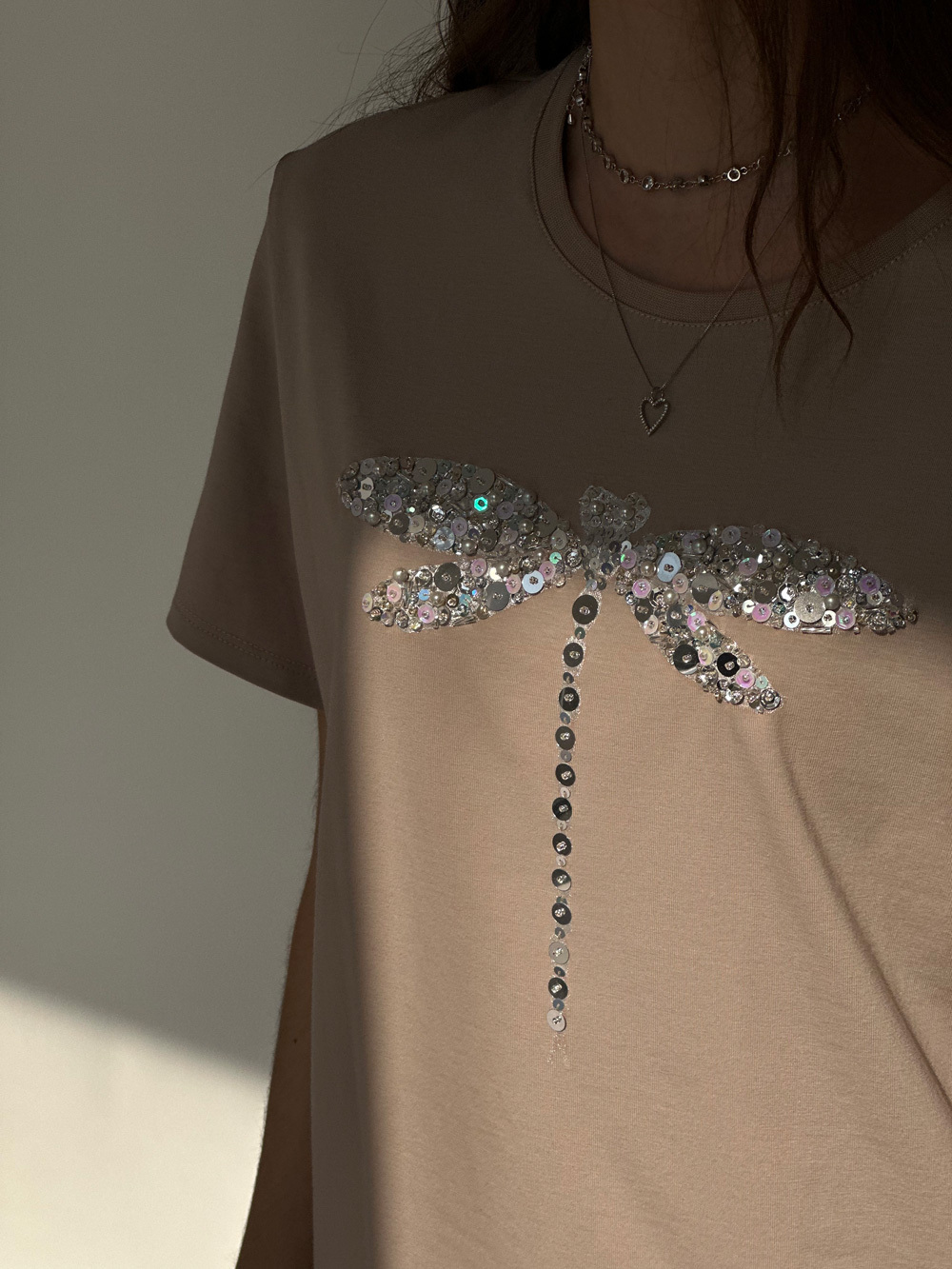 Футболка стрекоза какао