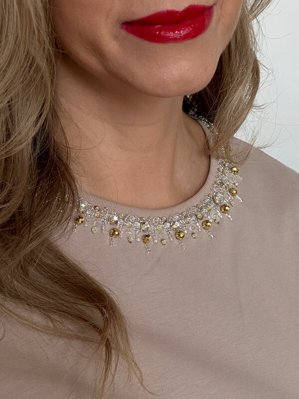 Футболка в стиле CHANEL какао