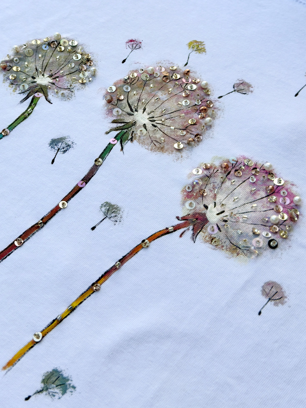 Свитшот с одуванчиками