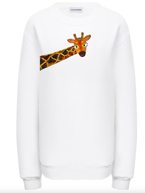 Свитшот с жирафом