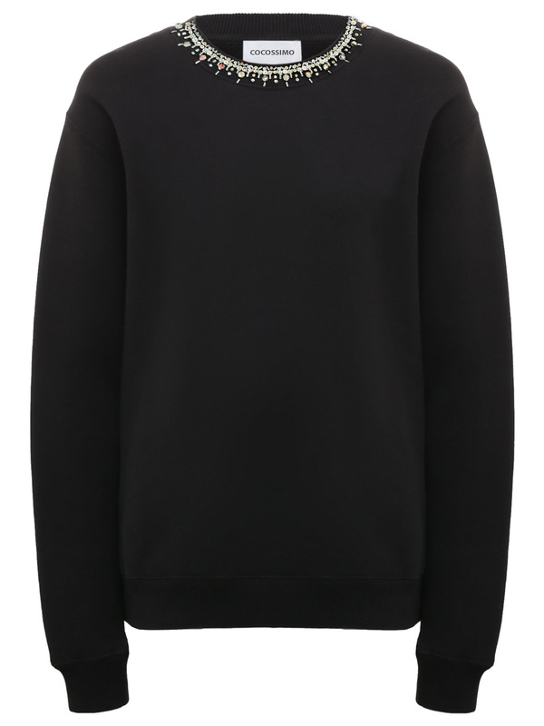 Свитшот в стиле Chanel черный