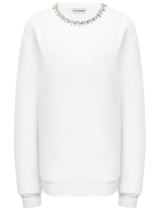 Свитшот в стиле Chanel белый