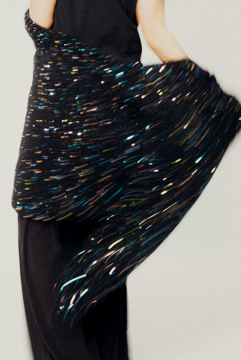 Кардиган из сури альпаки черный