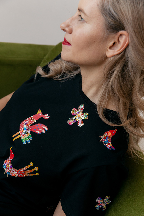 Футболка сказочные птицы