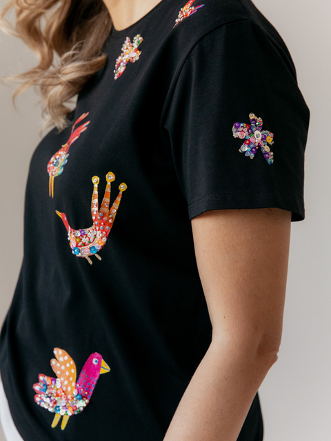 Футболка сказочные птицы