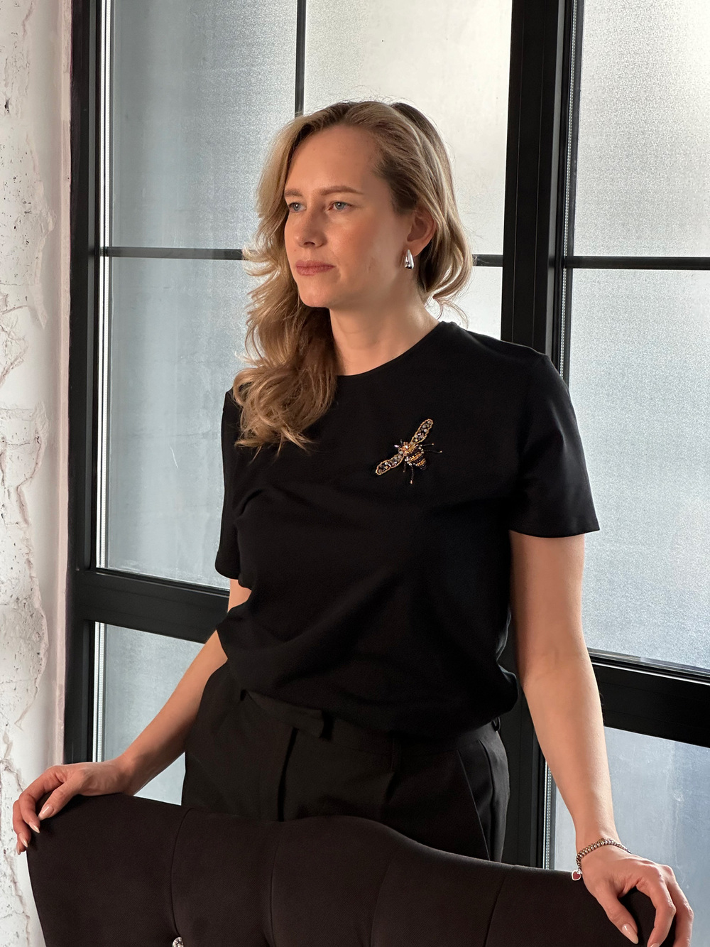 Футболка пчела кутюрная