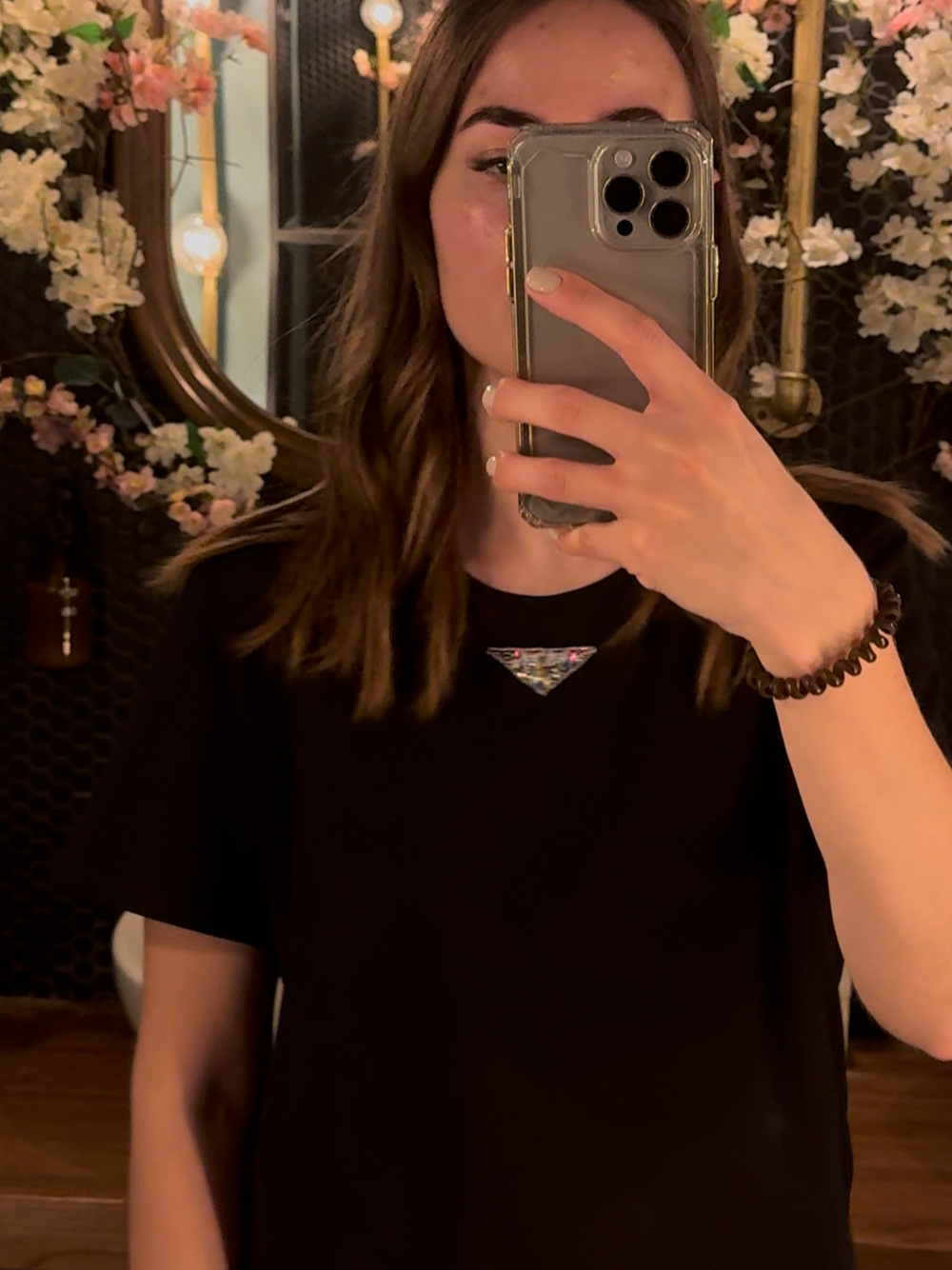 Футболка кристальный треугольник