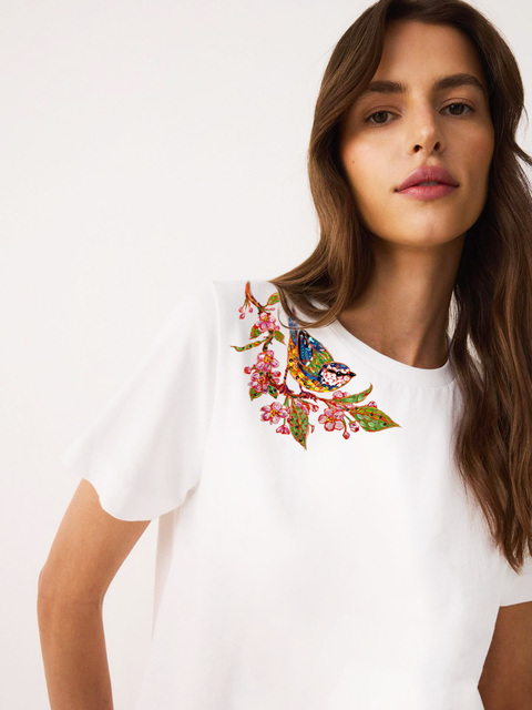 Футболка с птичкой