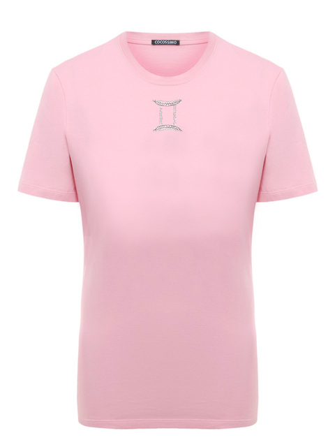 Футболка близнецы розовая