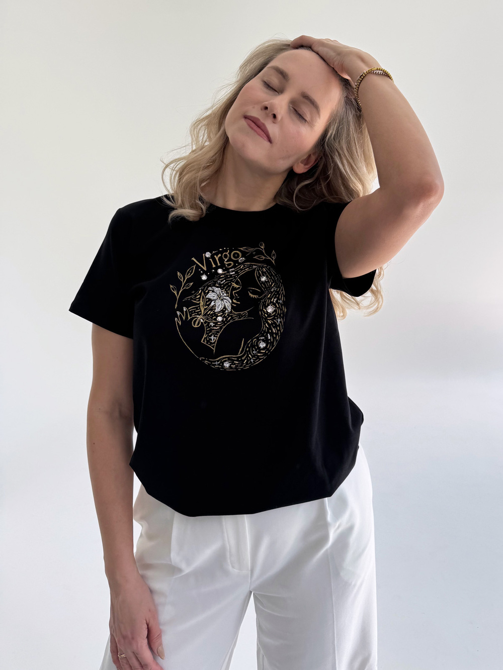 Футболка со знаком зодиака Дева