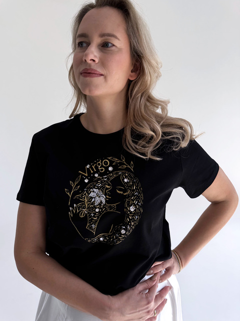 Футболка со знаком зодиака Дева