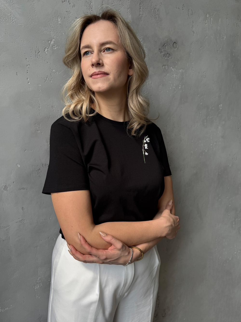 Футболка с ландышем