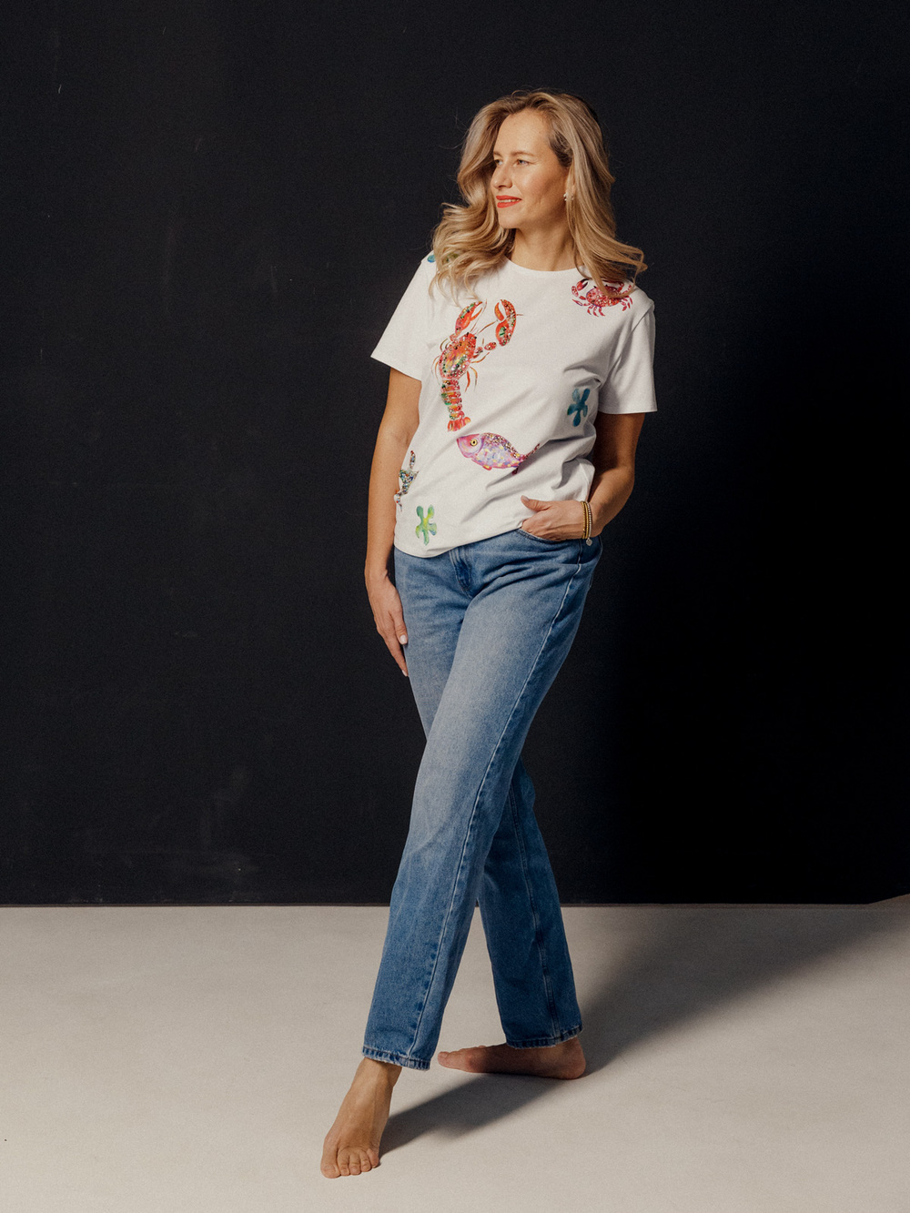 Футболка морские обитатели