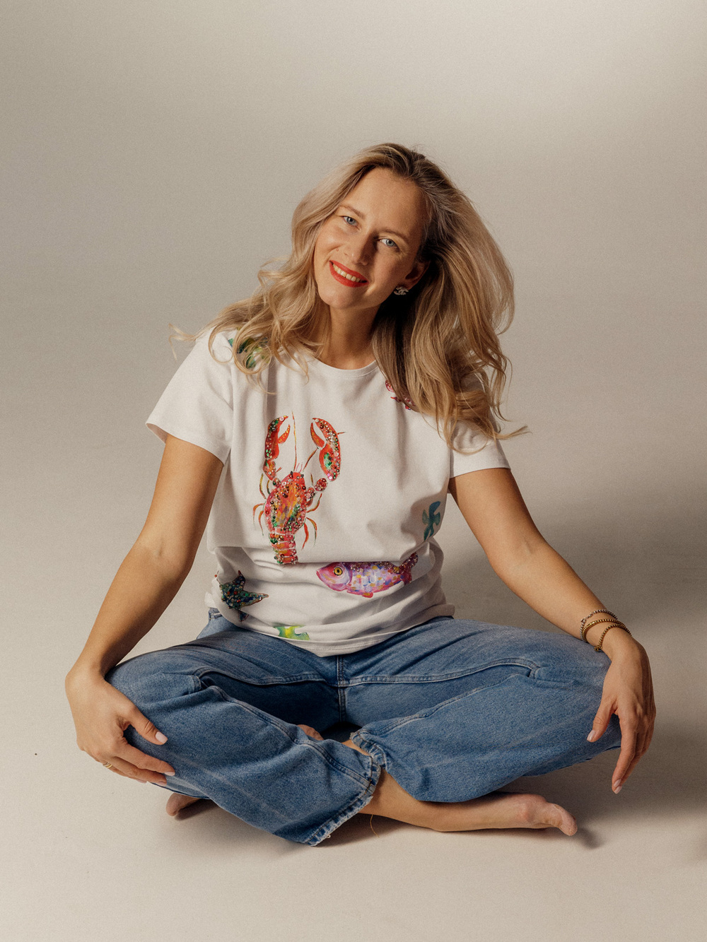 Футболка морские обитатели