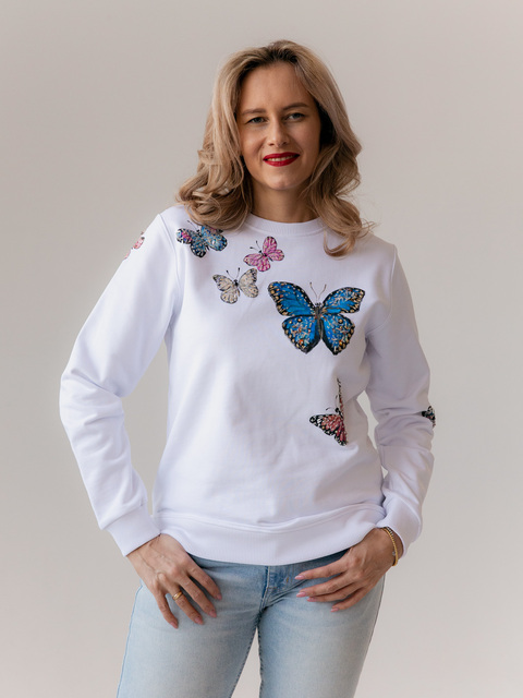 Свитшот с бабочками