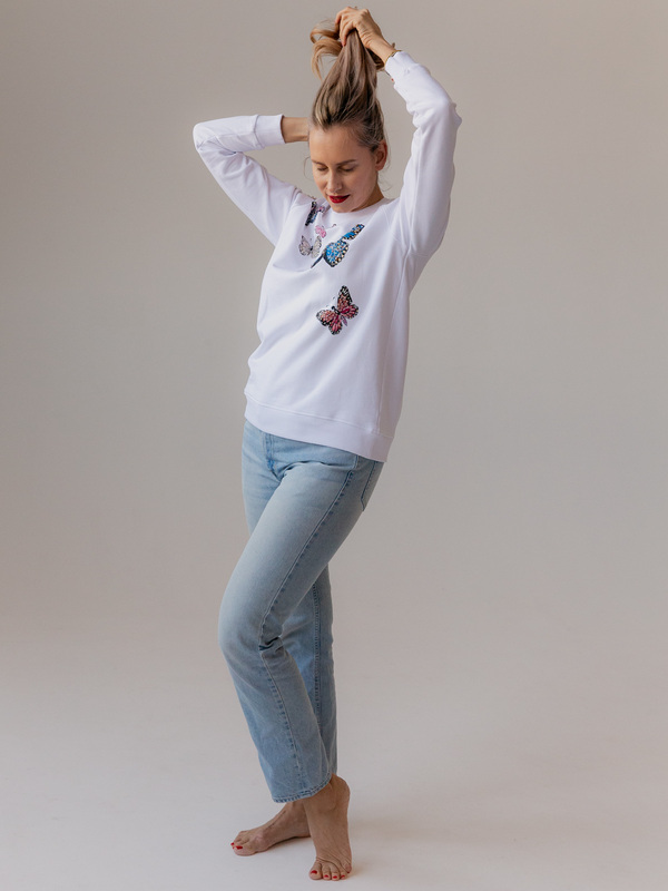 Свитшот с бабочками