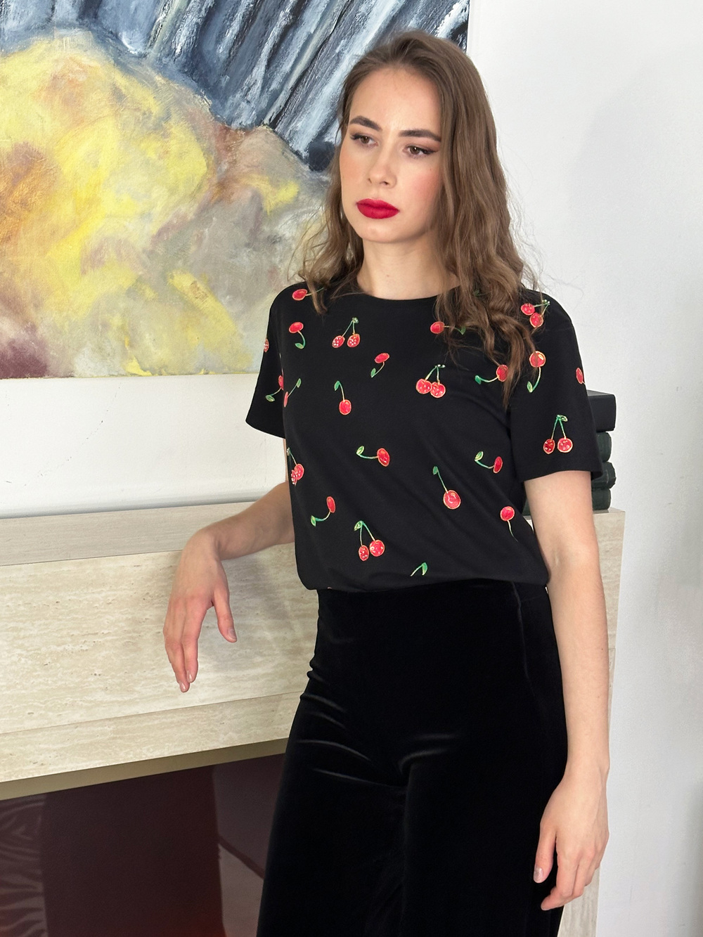 Футболка вишни