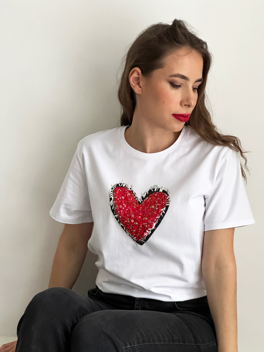 Футболка сердце