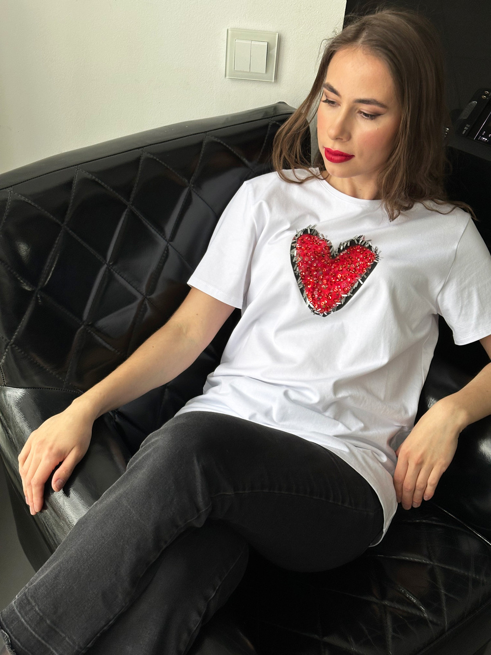 Футболка сердце