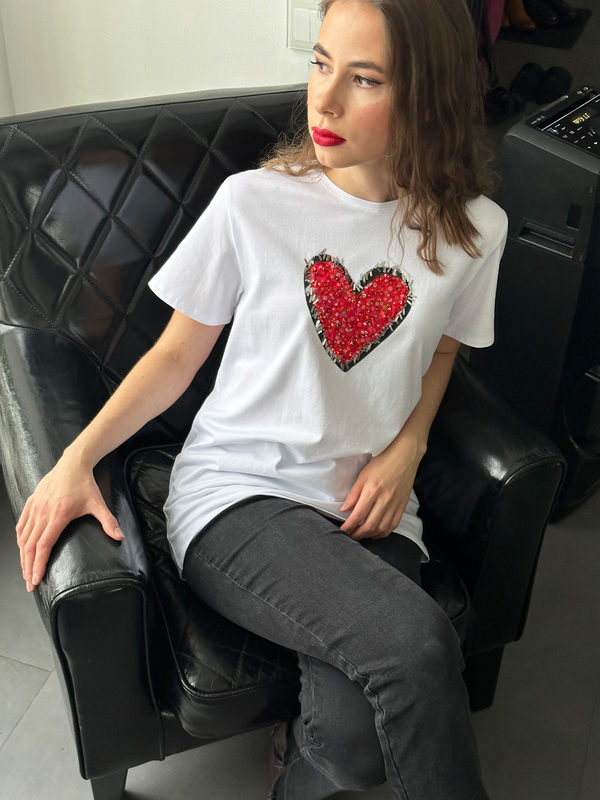 Футболка сердце