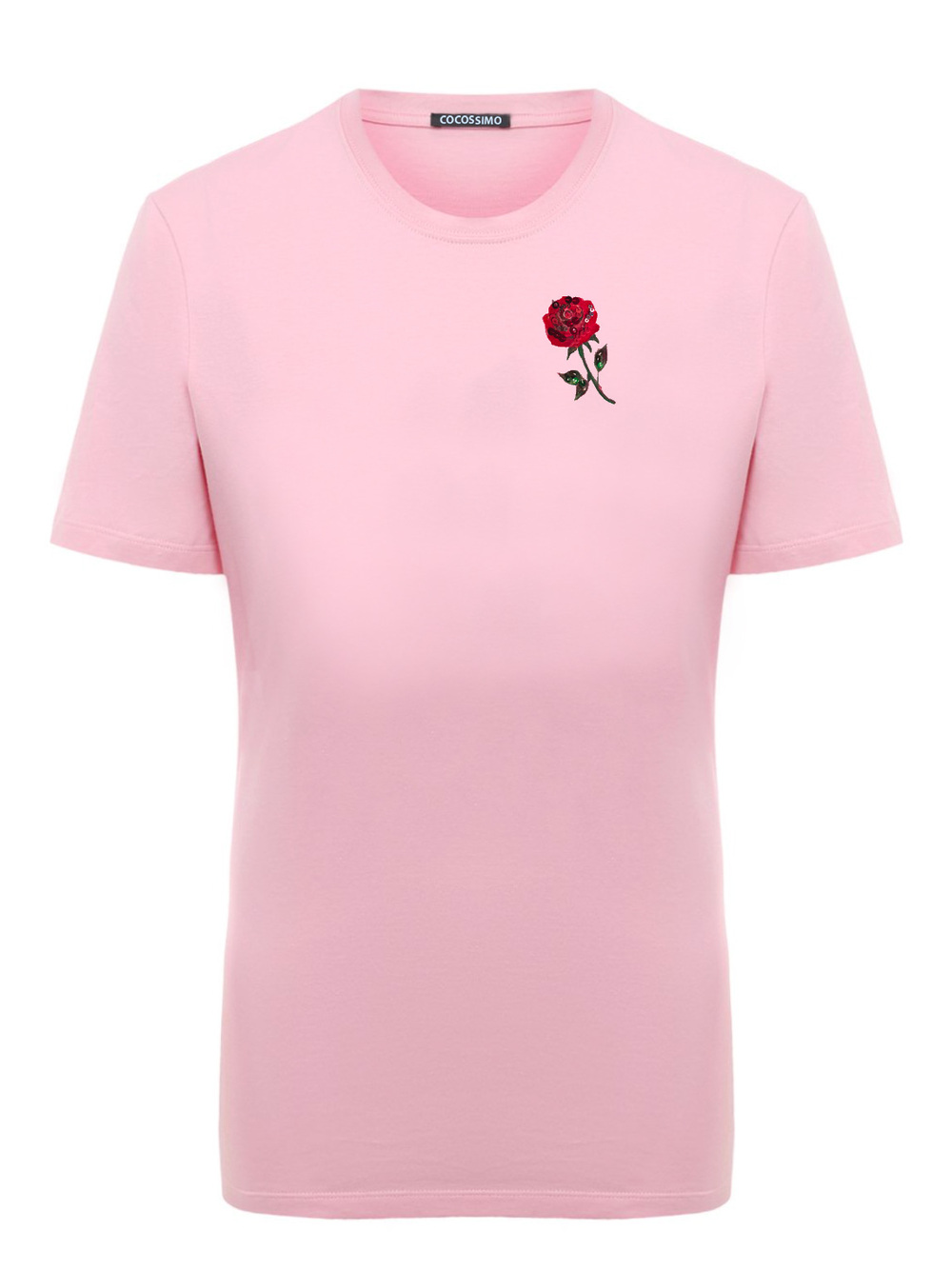 Роза на розовом