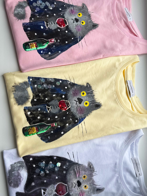 Футболка сливочная под настроение