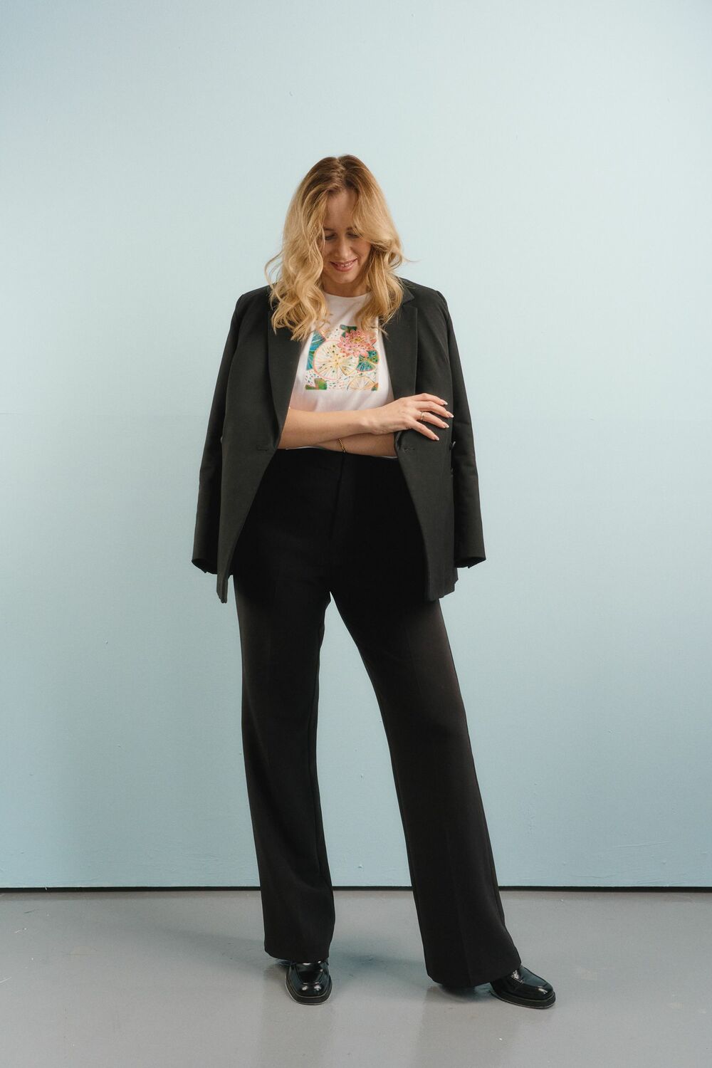 Футболка с кувшинками