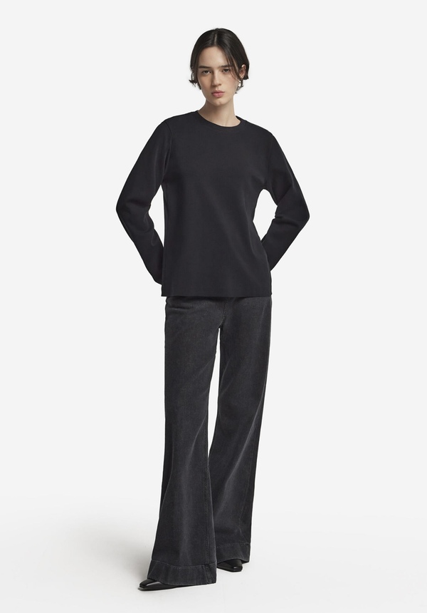 Лонгслив черный под заказ